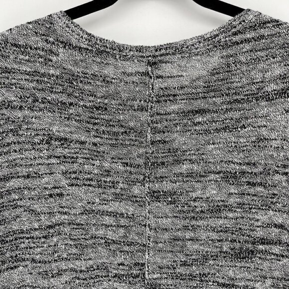 J Jill Pure Jill Pull Over Knit Linen Sweater Size XS Gray Lightweight Beach - Picture 3 of 13